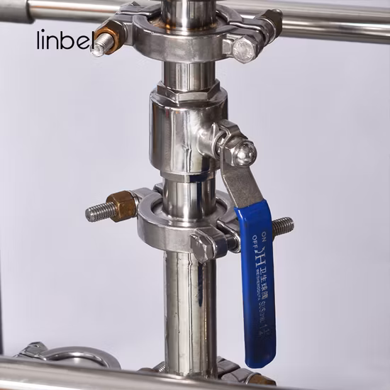 Líquido encamisado da reação 20L do reator que agita tanques técnicos das reações da química