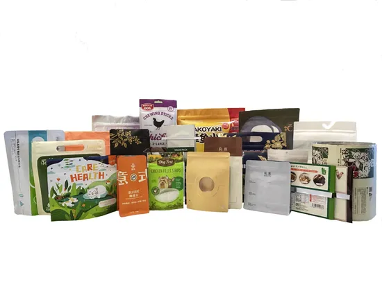 Bolsa de fundo quadrado com fundo plano automático com zíper Vedação de quatro lados Vedação de 8 lados com saco com zíper Máquina de fazer saco de onda ultrassônica de corte duplo